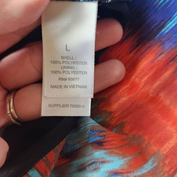 Bisou Bisou Sheer Wide Leg Swim Beach Palazzo Pants Size Large - Picture 6 of 7